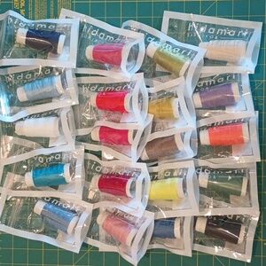 20 Hidamari SASHIKO Thread Spools Solid Colorway Lecien Cosmo